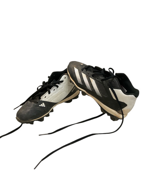 Vist Large View of Product Image Which is Used Adidas ADIZERO IMPACT SZ 3 BB/SB Cleats Black Junior 03