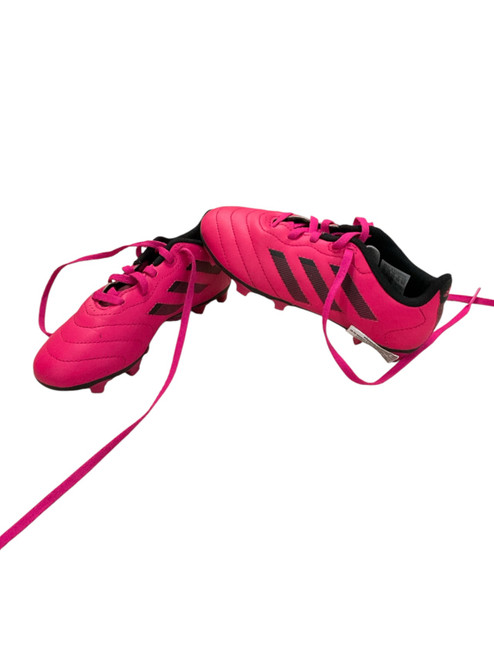 Vist Large View of Product Image Which is Used Adidas Soccer Cleats Pink Youth 13.0