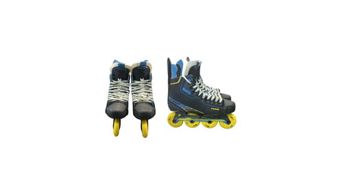 Vist Large View of Product Image Which is Used Tour CODE 9ONE Senior Aggressive Skates Royal Blue Senior 9