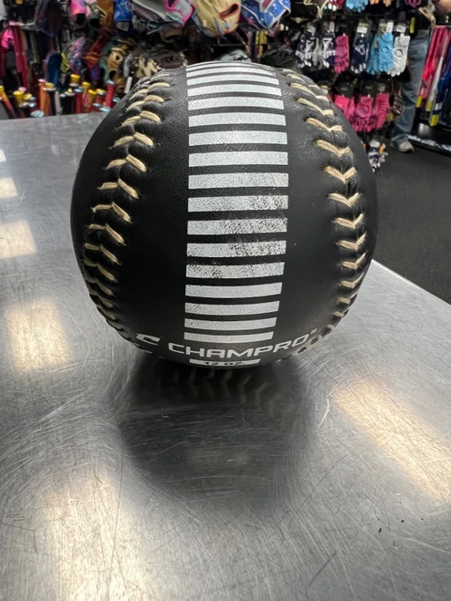 Vist Large View of Product Image Which is Used Champro 12-OZ WEIGHTED SOFTBALL BB/SB Training Aid Black