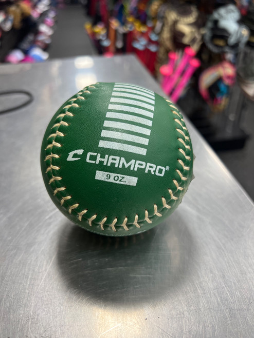 Vist Large View of Product Image Which is Used Champro 9-OZ WEIGHTED SOFTBALL BB/SB Training Aid Black