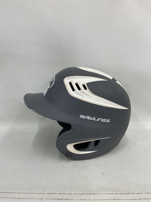 Vist Large View of Product Image Which is Used Rawlings BB/SB HELMET Batting Helmet No Mask Black SM