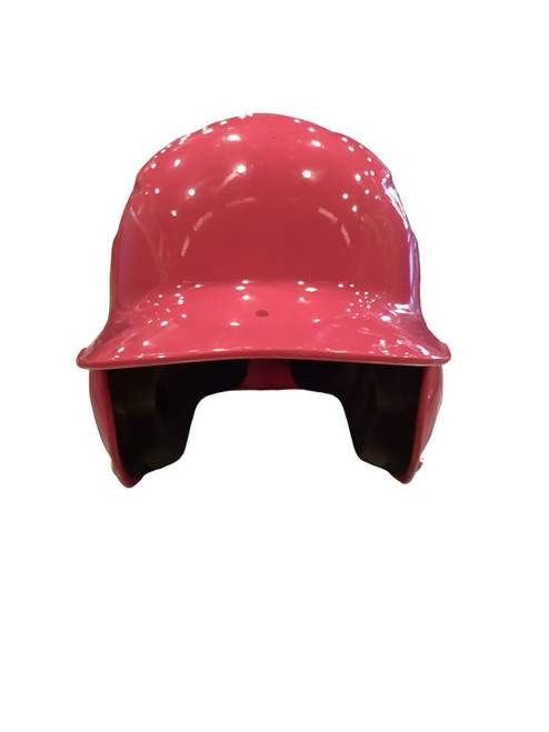 Vist Large View of Product Image Which is Used Rawlings BASEBALL HELMET PINK Batting Helmet No Mask Pink SM