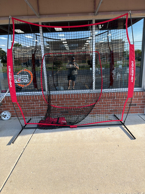 Vist Large View of Product Image Which is Used Powernet 7 X 7 PITCHING/HITTING NET BB/SB Pop-up Net