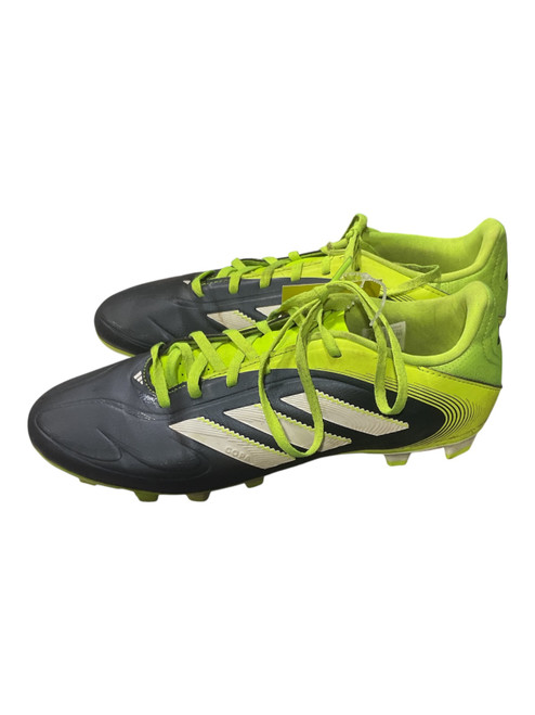 Vist Large View of Product Image Which is Used Adidas Soccer Cleats Neon Green Senior 8