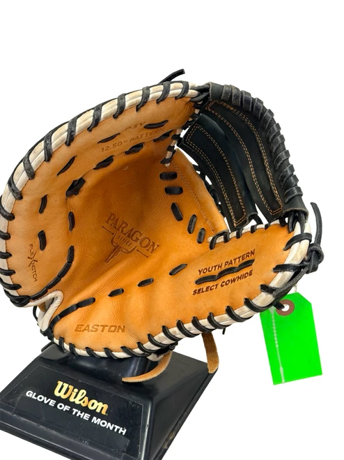 Vist Large View of Product Image Which is Used Easton PARAGON P3Y Youth First Base Mitt LH Throw Black 12 1/2"