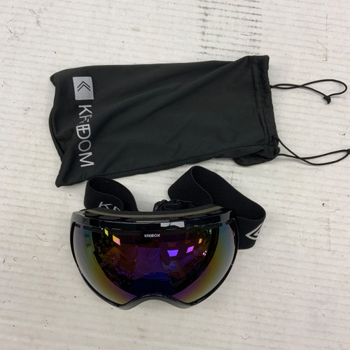 Vist Large View of Product Image Which is Used Snow Goggles Adult Black
