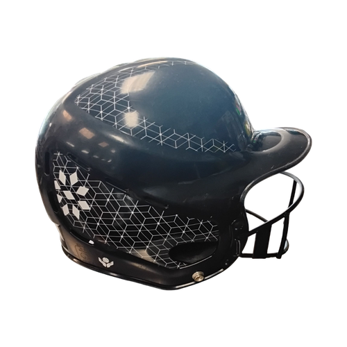 Vist Large View of Product Image Which is Used RIP-IT NONE Batting Helmet w/Mask Black SM