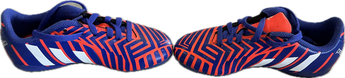 Vist Large View of Product Image Which is Used Adidas Soccer Cleats Royal Blue And Red Youth 12.0