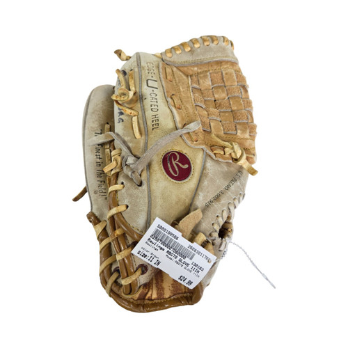Vist Large View of Product Image Which is Used Rawlings RBG70 GLOVE 11IN BB/SB Glove LH Throw Brown 11"