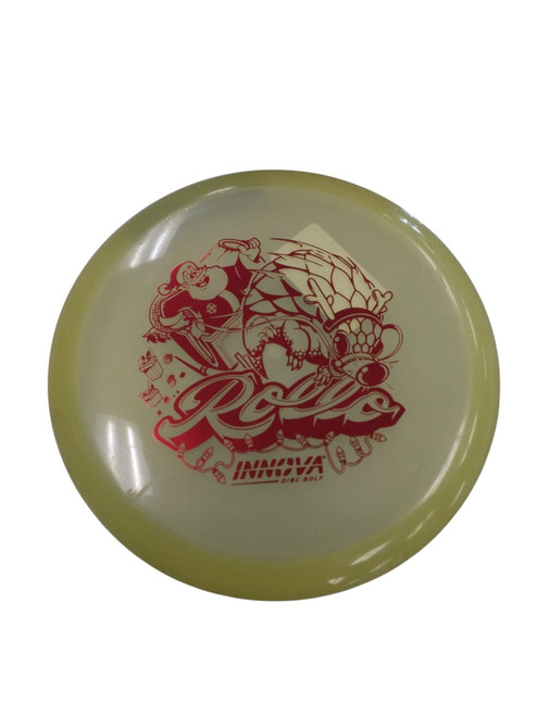 Vist Large View of Product Image Which is Used Innova ROLLO Disc Golf Mid Range Clear 180g