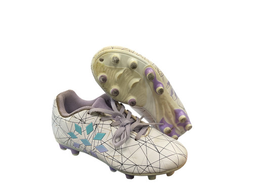 Vist Large View of Product Image Which is Used Soccer Cleats White Junior 01