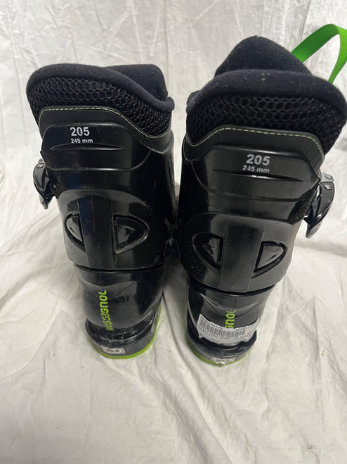 Vist Large View of Product Image Which is Used Rossignol COMP J3 Boys DH Ski Boot Black 205 MP - J01