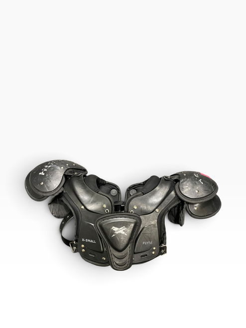Vist Large View of Product Image Which is Used Xenith FLYTE FB Shoulder Pads Black XS