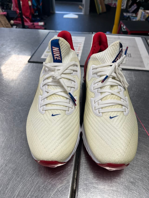 Vist Large View of Product Image Which is Used Nike CT0601-110 Mens Golf Shoes White/Red/Navy Senior 11.5