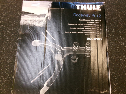 Vist Large View of Product Image Which is Used Thule RACEWAY PRO 2 Rear Mount Carrier Black