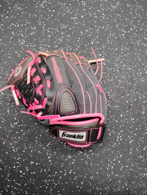 Vist Large View of Product Image Which is Used Franklin FASTPITCH PRO SERIES BB/SB Glove RH Throw Grey 11"