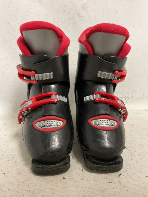 Vist Large View of Product Image Which is Used Nordica GPT2 Boys DH Ski Boot Black And Red 190 MP - Y12