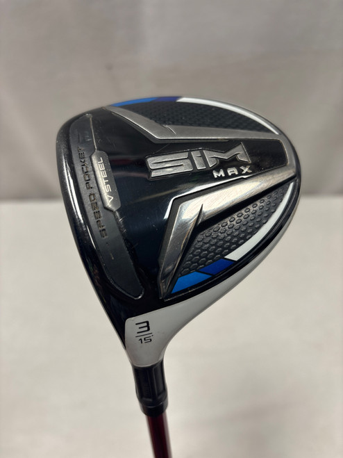 Vist Large View of Product Image Which is Used Taylormade SIM MAX Mens Fairway Wood LH 3 Wood