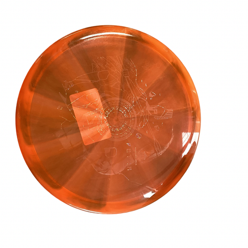 Vist Large View of Product Image Which is Used YEET STREET PETRA Disc Golf Mid Range Orange