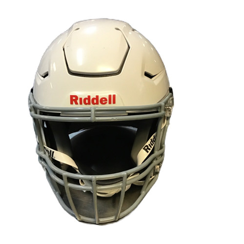 Vist Large View of Product Image Which is Used Riddell YOUTH SPEEDFLEX FB Helmet White LG