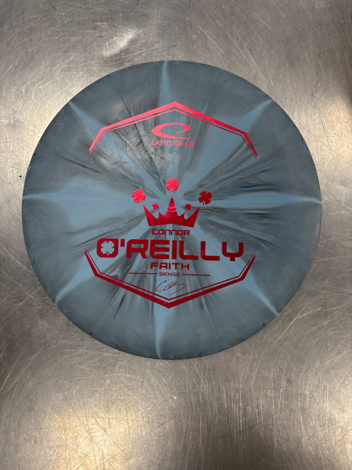 Vist Large View of Product Image Which is Used Latitude 64 SENSE FAITH Disc Golf Putter Grey