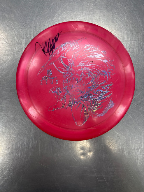 Vist Large View of Product Image Which is Used Discraft BIG Z ZEUS Disc Golf Driver Red