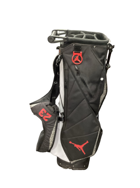 Vist Large View of Product Image Which is Used JORDAN 6 WAY BAG Mens Stand Bag Black