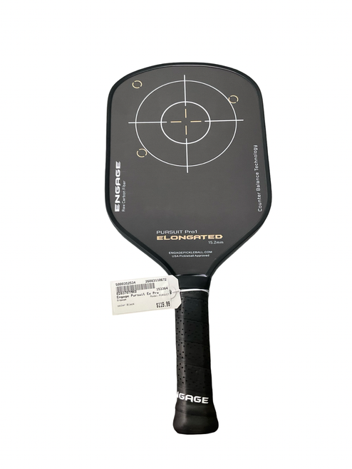 Vist Large View of Product Image Which is Used Engage PURSUIT Pickleball Racquet Black