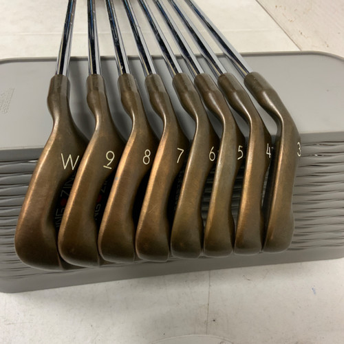 Vist Large View of Product Image Which is Used Ping ZING BERYLLIUM COPPER ORANGE DOT Mens Iron Set RH 3I-PW