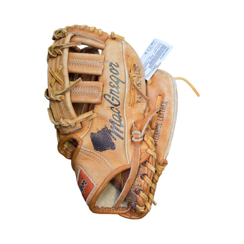 Vist Large View of Product Image Which is Used MacGregor MG30 STEERHIDE 11.5 BB/SB Glove RH Throw Brown 11 1/2"
