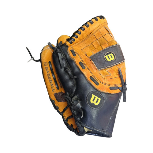 Vist Large View of Product Image Which is Used Wilson A350 GLOVE 1.5 LHT BB/SB Glove LH Throw Brown 10 1/2"