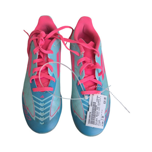 Vist Large View of Product Image Which is Used Adidas MESSI F50 CLEATS 5 Soccer Cleats Carolina Blue Junior 05