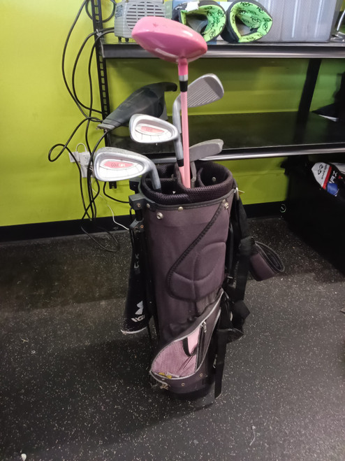 Vist Large View of Product Image Which is Used Golf Girl Jr Package Set RH Pink 5 Piece