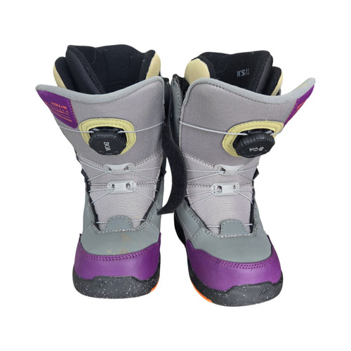 Vist Large View of Product Image Which is Used K2 YOU+H BOA BOOTS 4 Boys Snowboard Boots Grey Junior 04