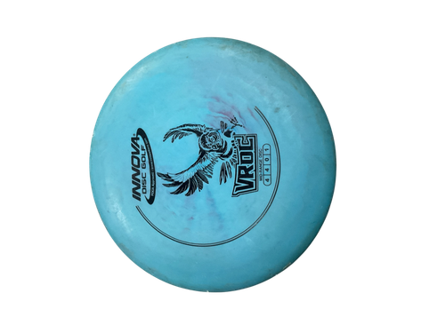 Vist Large View of Product Image Which is Used Innova DX VROC Disc Golf Mid Range Carolina Blue 177g