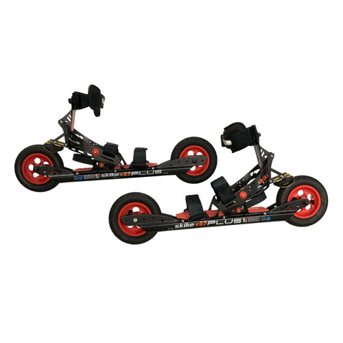 Vist Large View of Product Image Which is Used SKIKE V07 PLUS Senior Aggressive Skates Black Adjustable