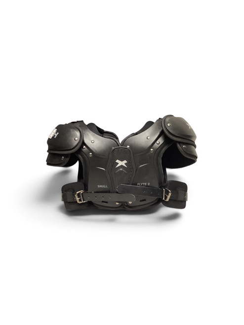 Vist Large View of Product Image Which is Used Xenith FLYTE 2 TD FB Shoulder Pads White MD