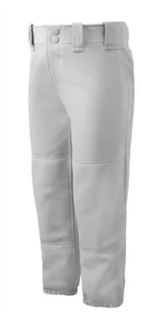 Vist Large View of Product Image Which is New GIRLS MEDIUM GREY BELTED SOFTBALL PANTS