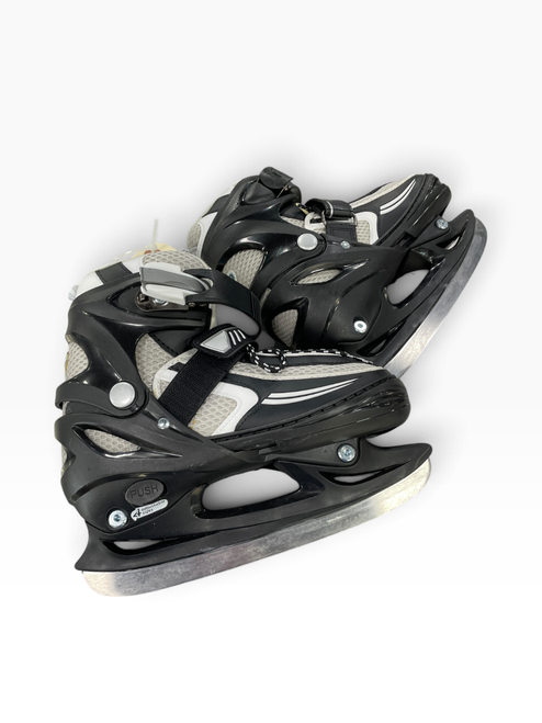 Vist Large View of Product Image Which is Used Lake Placid ADJUSTABLE Youth Hockey Skate Adjustable