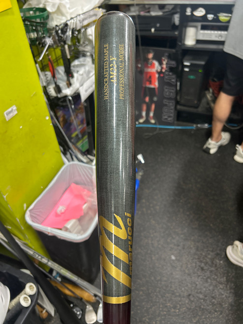 Vist Large View of Product Image Which is Used Marucci AM22-Y MAPLE BB/SB Wood Bat 30"
