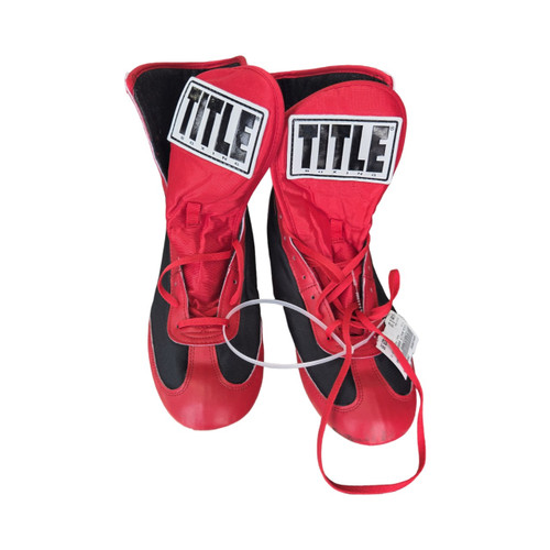 Vist Large View of Product Image Which is Used Title BOXING SHOES 10 Boxing Shoes Red Senior 10