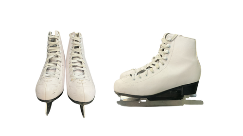 Vist Large View of Product Image Which is Used VIC DREAM WomensFigure Skate White Senior 8