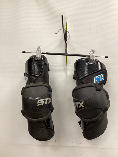 Vist Large View of Product Image Which is Used STX K18 ARM PADS Lacrosse Arm Pads/Guards Black MD