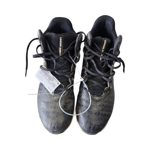 Vist Large View of Product Image Which is Used Under Armour ADULT FOOTBALL CLEATS Adult FB Cleats Black Senior 8.5