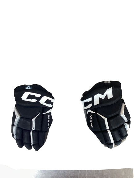 Vist Large View of Product Image Which is Used CCM GLOVES Youth Gloves Black 10"