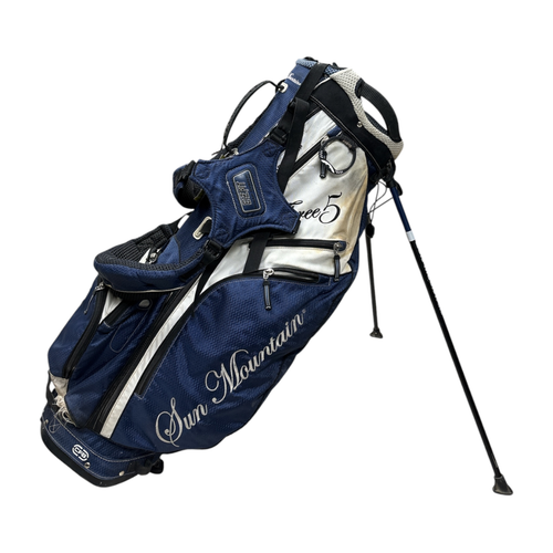 Vist Large View of Product Image Which is Used Sun Mtn Golf Mens Stand Bag Royal Blue
