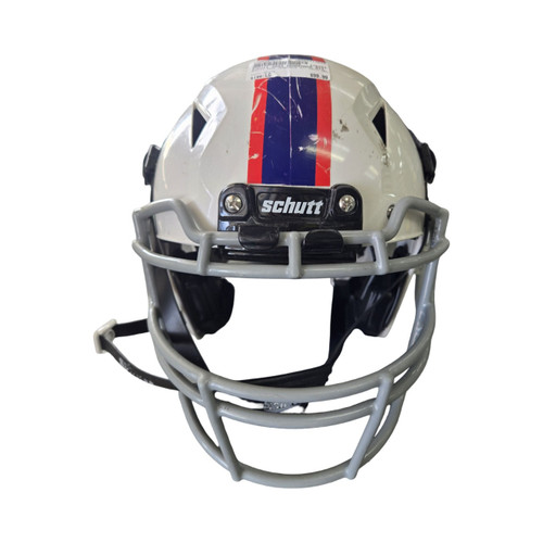 Vist Large View of Product Image Which is Used Schutt 2023 VENGEANCE A11 YOUTH HELMET FB Helmet White LG