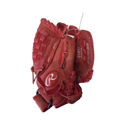 Vist Large View of Product Image Which is Used Rawlings HIGHLIGHT GLOVE 10.5 BB/SB Glove RH Throw Red 10 1/2"