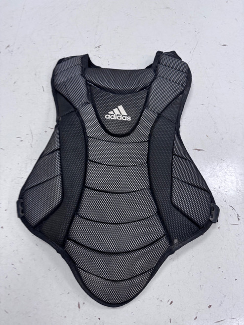 Vist Large View of Product Image Which is Used Adidas BLACK Catchers Chest Protector Black Youth